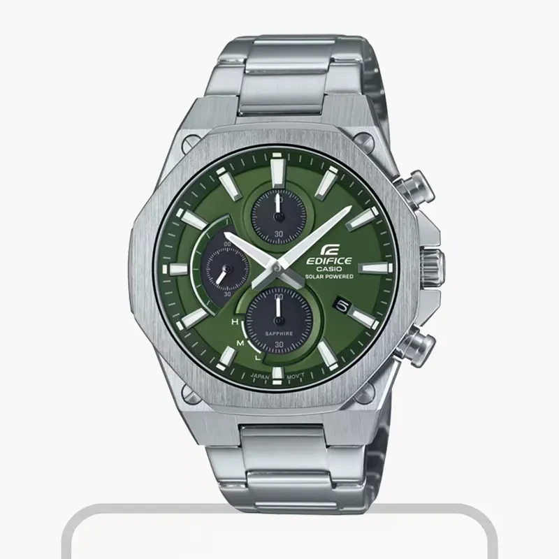 Casio Edifice Solar Slim Line Crystal Men's Watch- EFS-S570D-3A